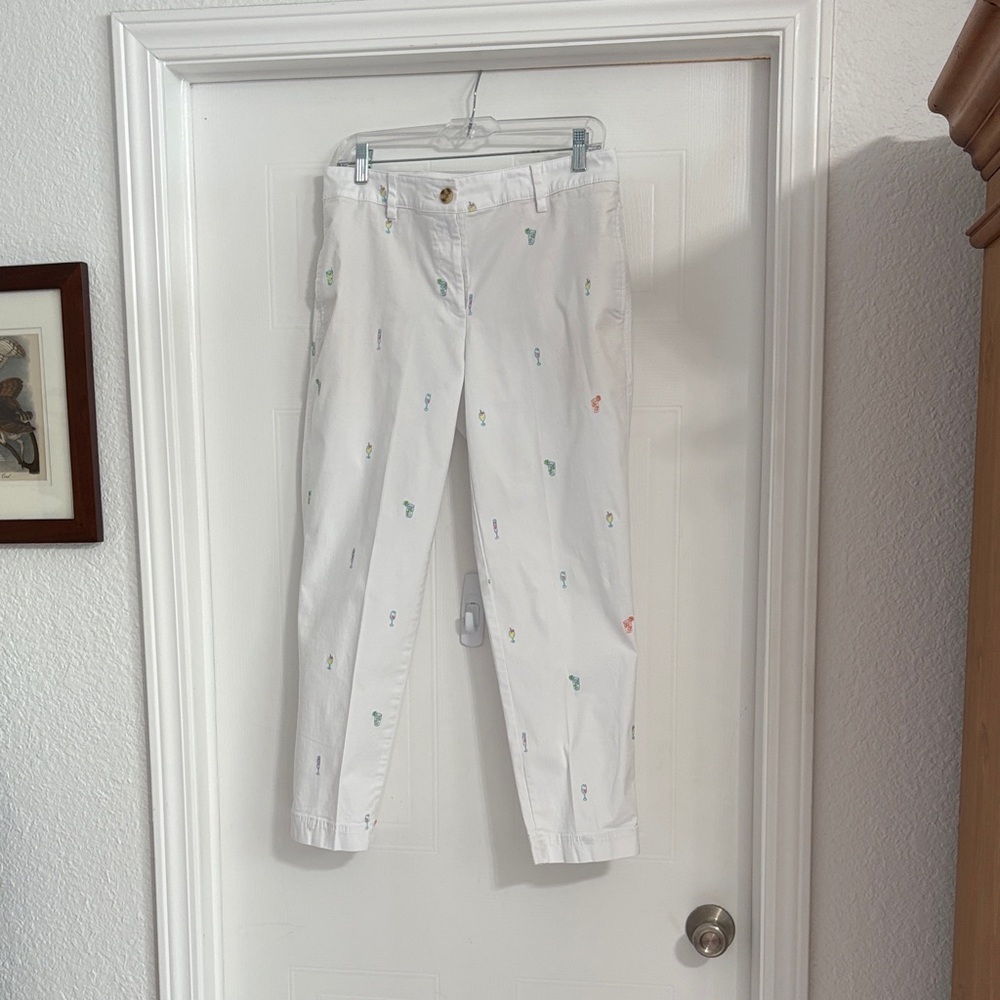 Talbots slim perfect cropped pants